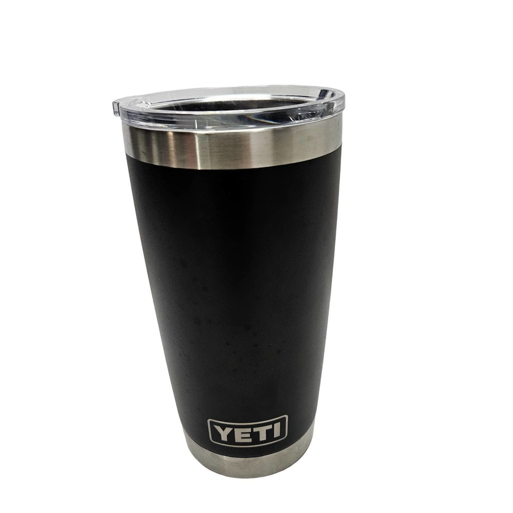 YETI x Scheels 20oz Rambler Black Mug Slide Lid Travel Cup Tumbler